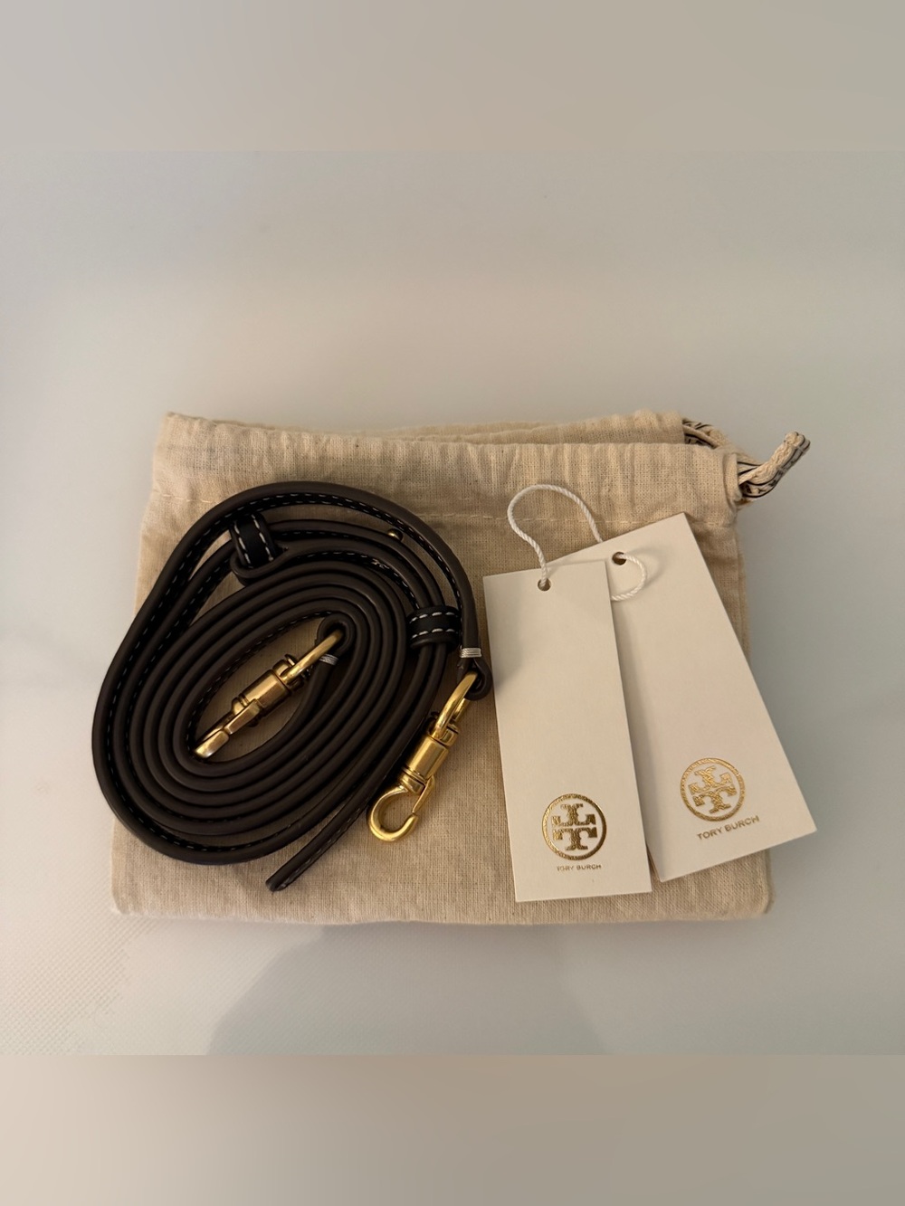Tory Burch Petite Lee Radziwill Double Bag Black - Original Design - Picture 15 of 16